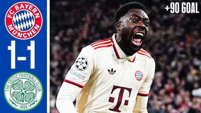 Man of the Match Bayern Munchen vs Celtic: Alphonso Davies