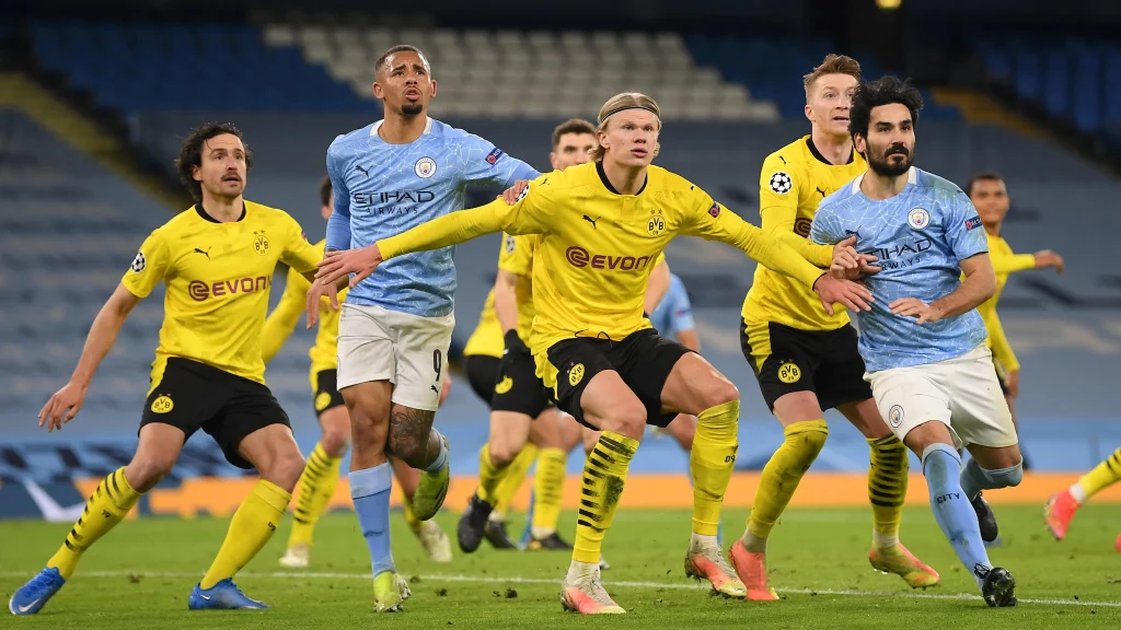 Manchester City vs Borussia Dortmund